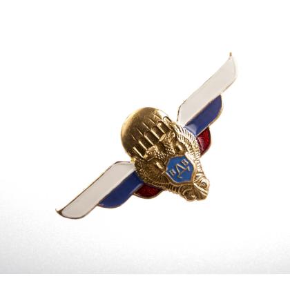Где купить знак Значок металлический  Крылья ВДВ (флаг РФ) в Москве недорого
