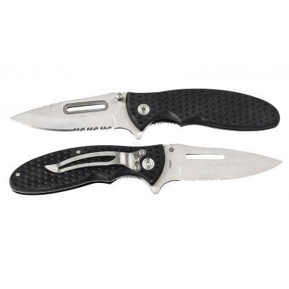 Нож складной цв. черный ( Frost Cutlery Double Tap Tactical Folder)