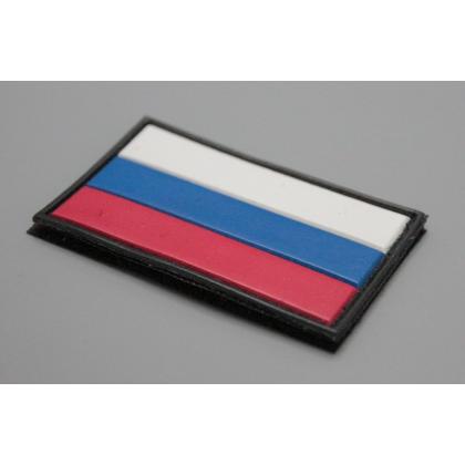 Где купить Шеврон- нашивку  - патч - нарукавный флаг Триколор ( 8х5 ) , ПВХ, на липучке в Москве недорого с доставкой по России