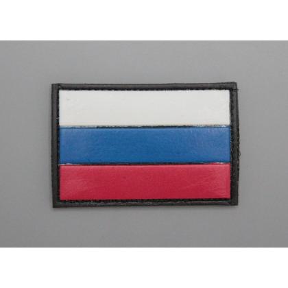 Где купить Шеврон - нашивку - патч - нарукавный флаг Триколор ( 6х4 ) , ПВХ, на липучке в Москве недорого с доставкой по России