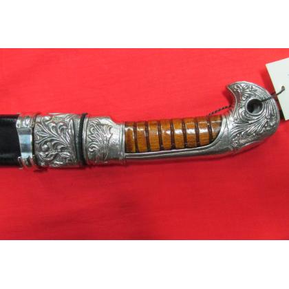 Шашка Баклановская с отделкой нейзильбер, ( Дамаск )