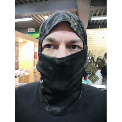 Балаклава Cool Max (влагоотводящая), камуфляж  Мультикам Найт купить в Москве недорого в военторге рядом со мной
