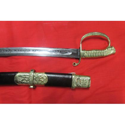 Сабля офицерская (Наградная), рукоятка латунь