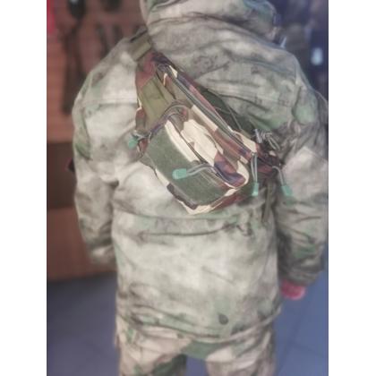 Сумка поясная, цвет Woodland (410)  купить в москве военторг атаман