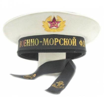 Фуражка бескозырка (белая)