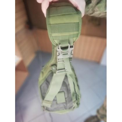 Где купить Тактическую сумку (однолямочный рюкзак однолямку через одно плечо), мод.407 цвет олива в Москве в интернет магазине Атаман недорого