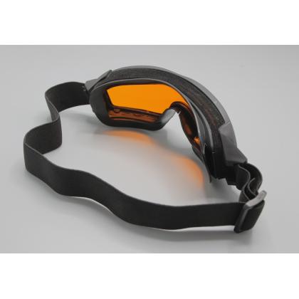 Где купить Защитные очки с резинкой на шлем Smith Optics  с панорамной защитной линзой (оранжевой) в Москве недорого с доставкой по России
