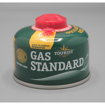 Где купить газовый туристический Газ баллон GAS STANDARD (TBR-100) для портативных приборов , газовых горелок - резьбовой, Tourist Турист в Москве СПб