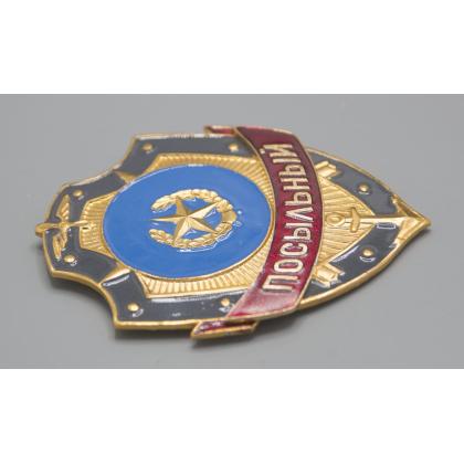 Где купить Знак нагрудный Посыльный в Москве недорого с доставкой по России