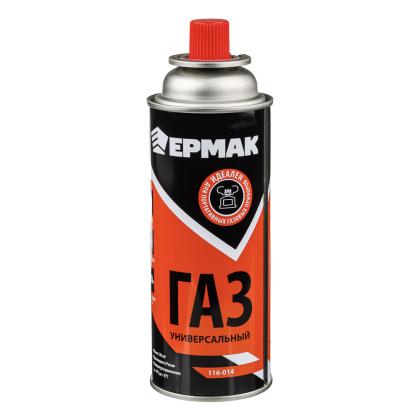 Где купить газовый баллон ЕРМАК Газ для портативных плит,горелок походных туристических плит (цанговый, всесезонный) в Москве недорого с доставкой